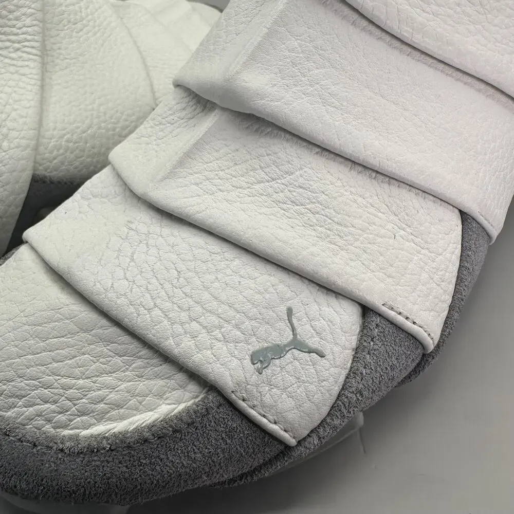 Puma Satori Mens Size 8 White Gray Leather Slip On Casual Sneakers *VERY RARE* - Picture 11 of 13